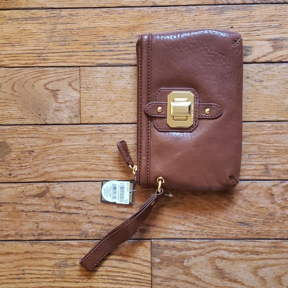 Juicy Couture Handbags - Juicy Couture Leather Clutch Wristlet NWT Y2k